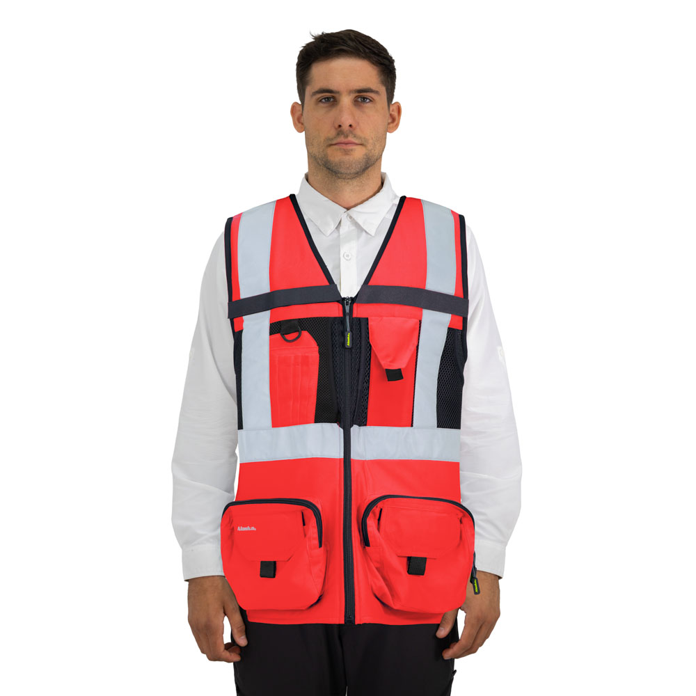 CHALECO GEOLOGO ALASKA XPERT HOMBRE ROJO - 2