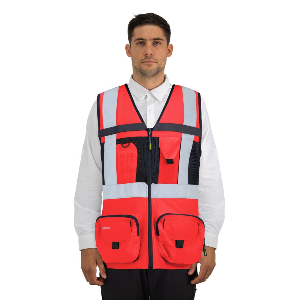 CHALECO GEOLOGO ALASKA XPERT HOMBRE ROJO - 2