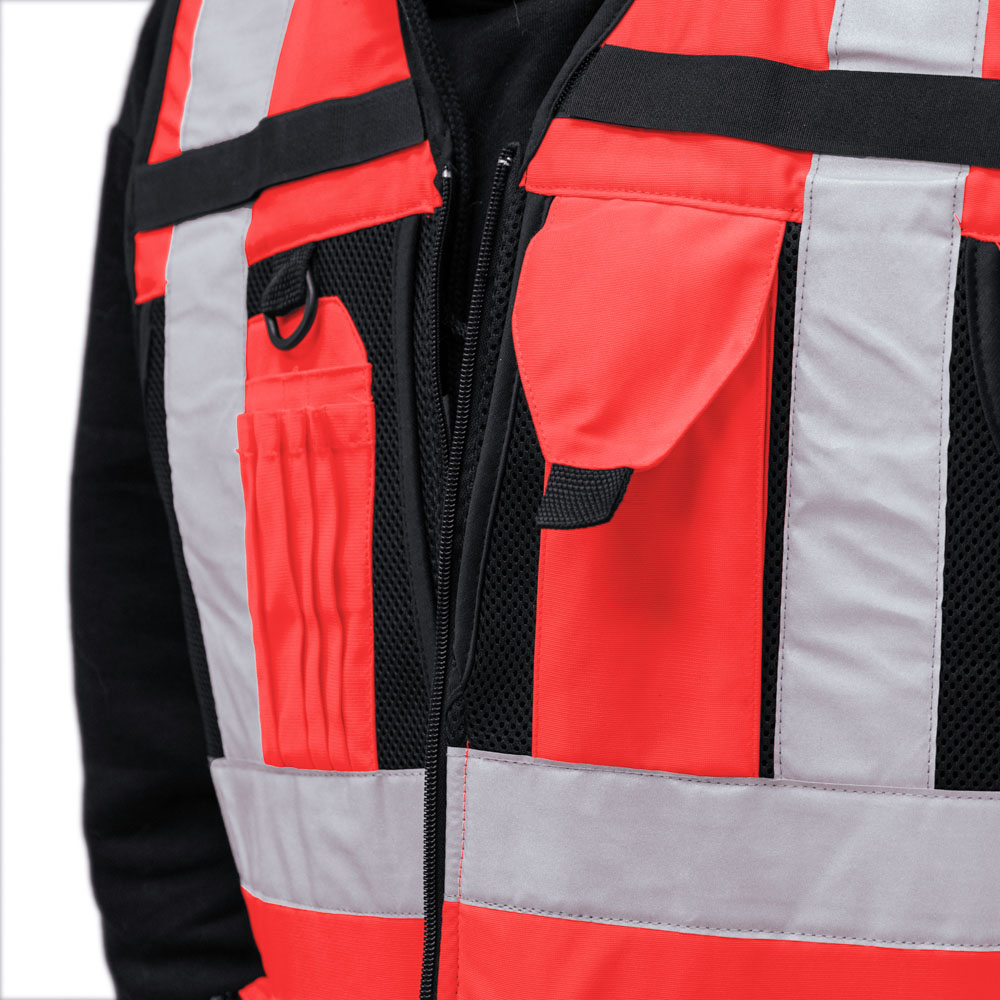 CHALECO GEOLOGO ALASKA XPERT HOMBRE ROJO - 5