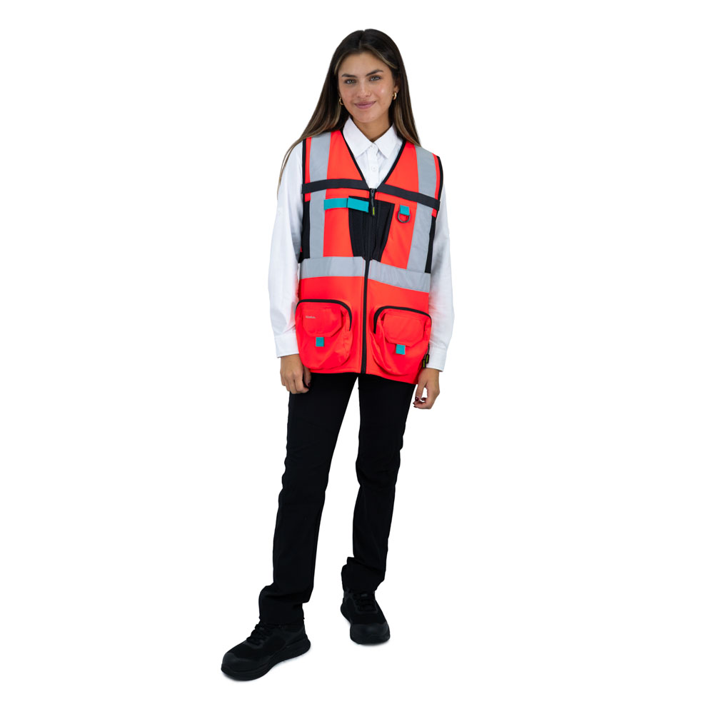CHALECO GEOLOGO ALASKA XPERT MUJER ROJO - 1