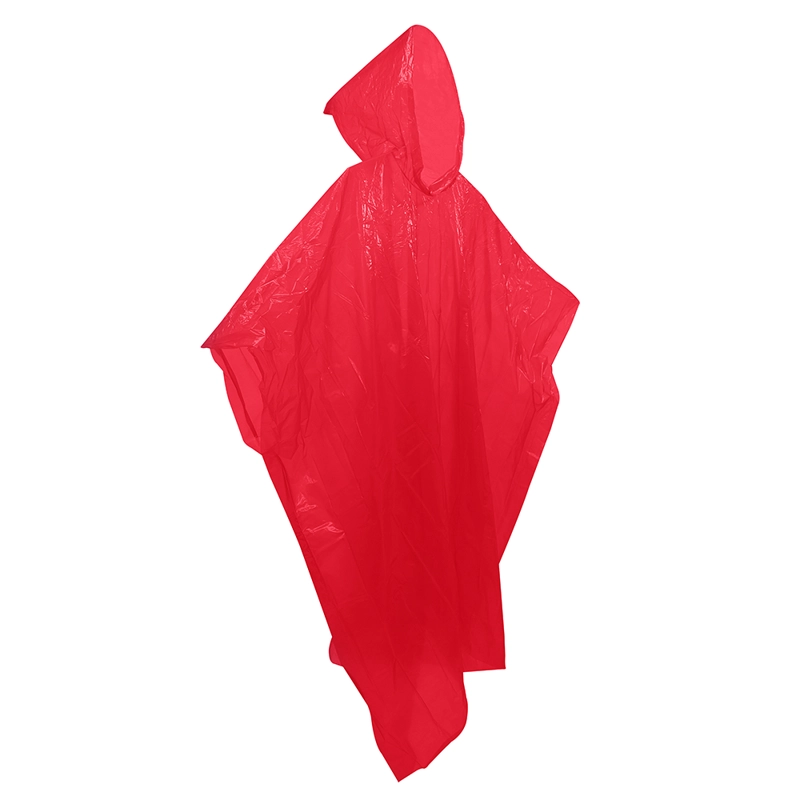 PONCHO DE EMERGENCIA BIODEGRADABLE ALASKA ROJO - 2