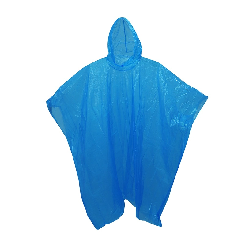 PONCHO DE EMERGENCIA BIODEGRADABLE ALASKA AZUL - 1