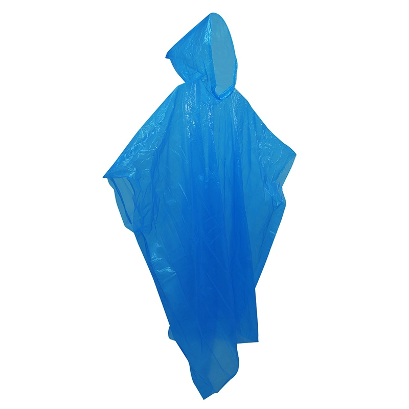 PONCHO DE EMERGENCIA BIODEGRADABLE ALASKA AZUL - 2