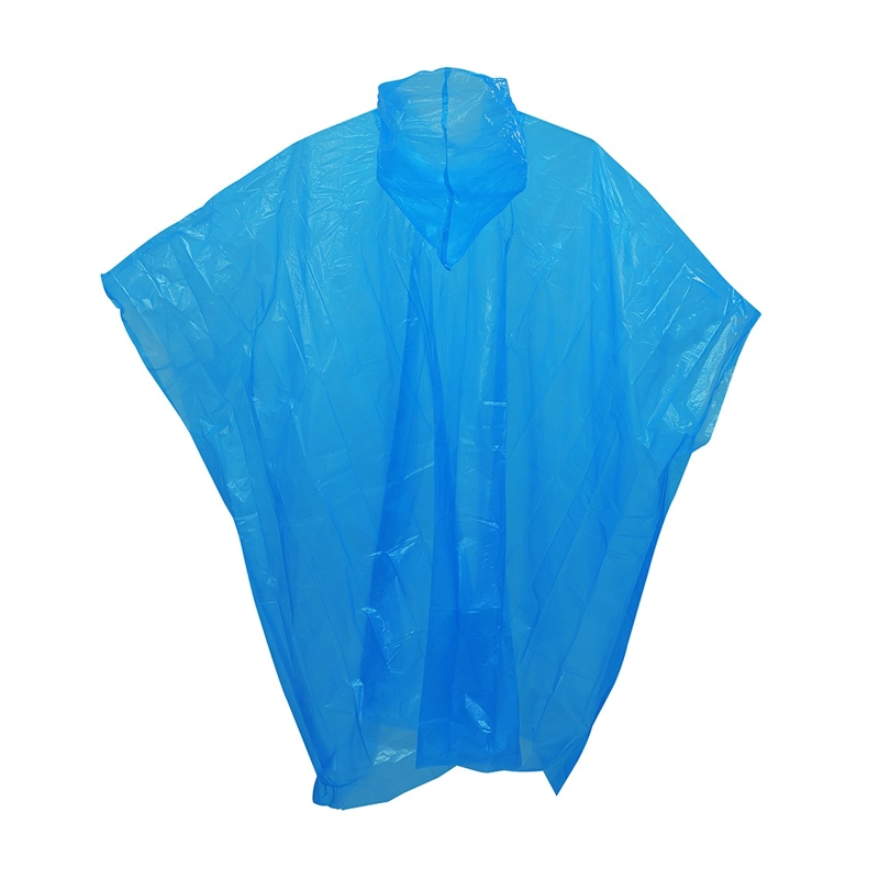 PONCHO DE EMERGENCIA BIODEGRADABLE ALASKA AZUL - 3