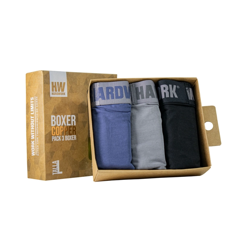 TRIPACK BOXER HW E-COPPER - 1