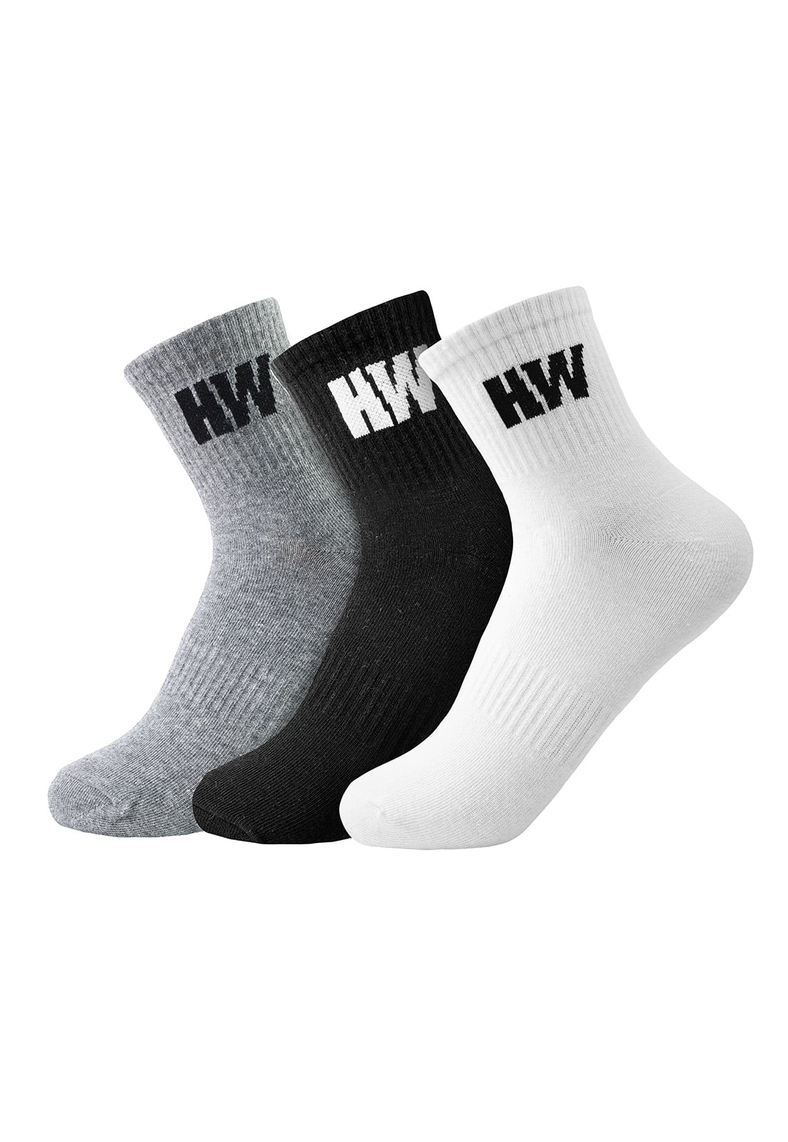 TRIPACK CALCETINES HW ALGODON TOBILLERO HOMBRE - 1
