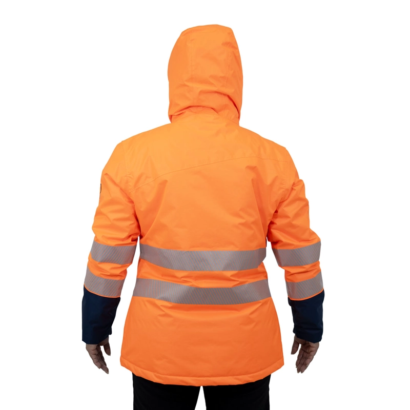 PARKA HW ARTICA MUJER NARANJO FLUOR - 4