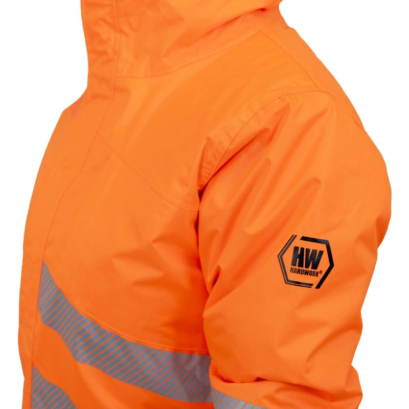 PARKA HW ARTICA MUJER NARANJO FLUOR - 5