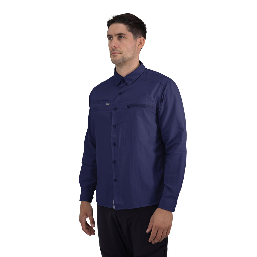 CAMISA HW ARIZONA HOMBRE AZUL - 3