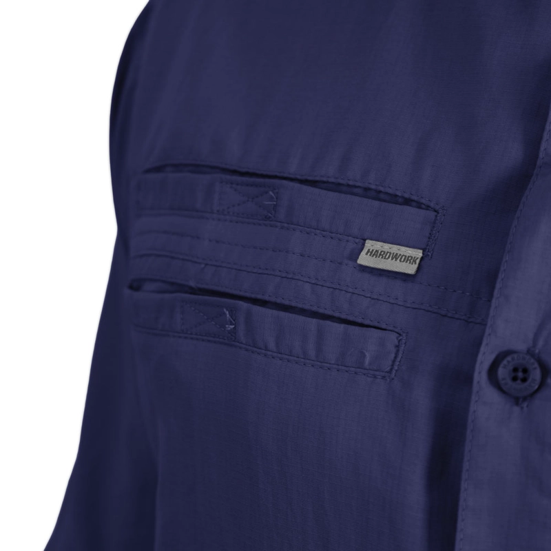 CAMISA HW ARIZONA HOMBRE AZUL - 5