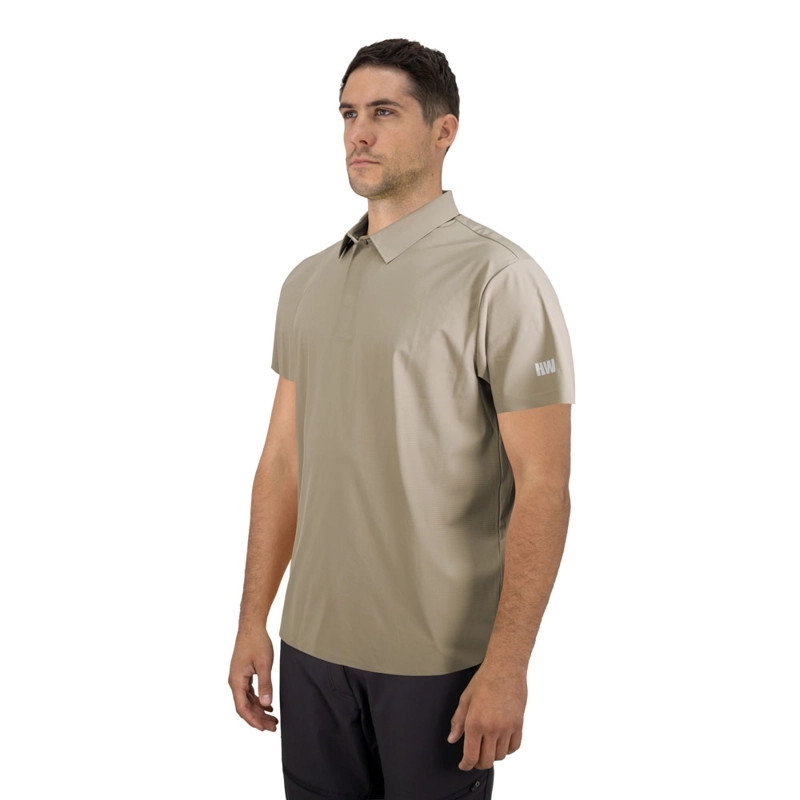POLERA HW WOODS MANGA CORTA OLIVA - 2