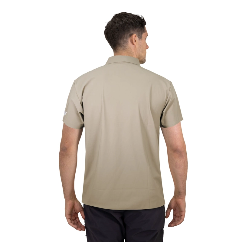 POLERA HW WOODS MANGA CORTA OLIVA - 3