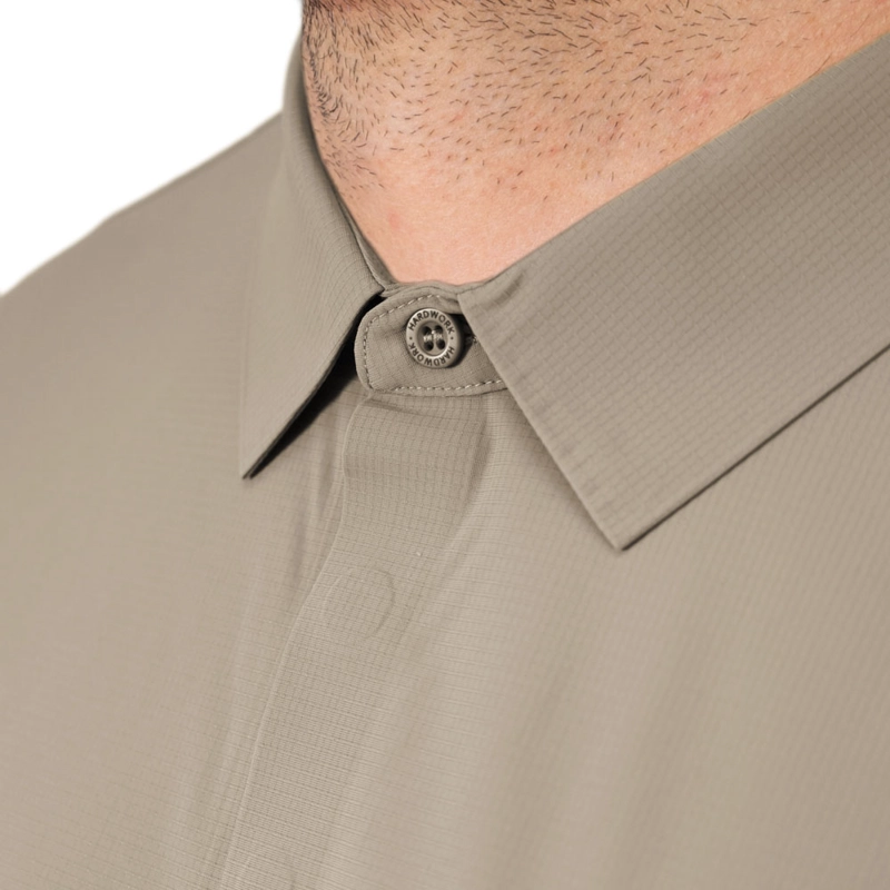 POLERA HW WOODS MANGA CORTA OLIVA - 4