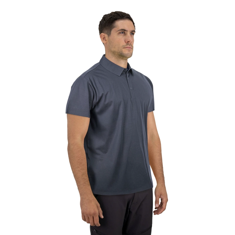 POLERA HW WINDSOR MANGA CORTA GRIS - 2