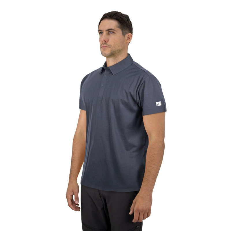 POLERA HW WINDSOR MANGA CORTA GRIS - 3
