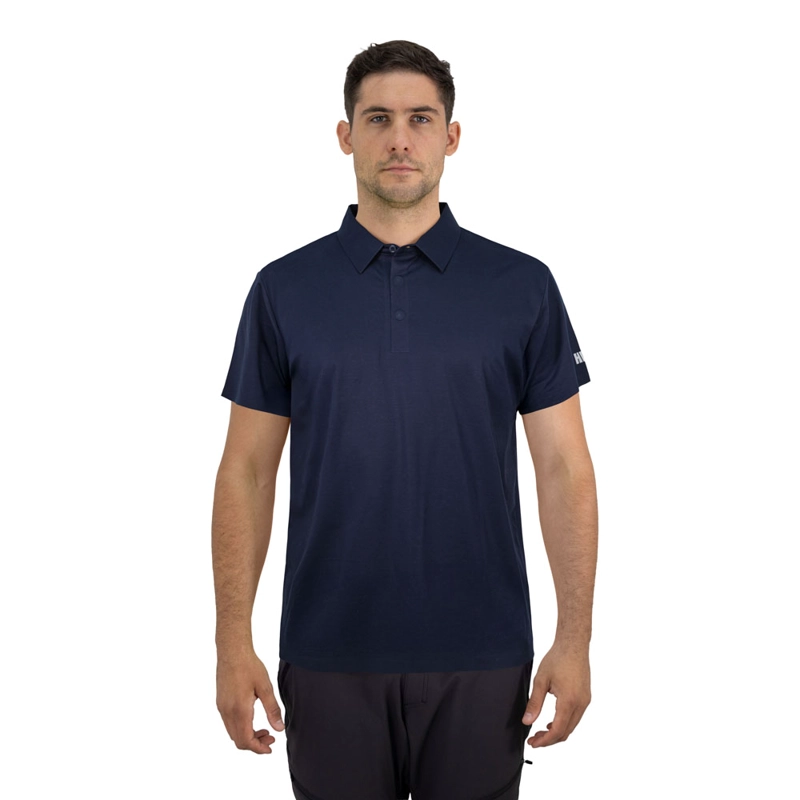 POLERA HW WINDSOR MANGA CORTA AZUL - 1