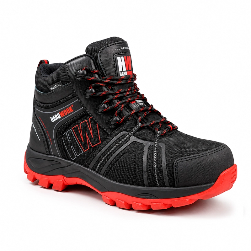 CALZADO DE SEGURIDAD HW BERING LOW RED - 1