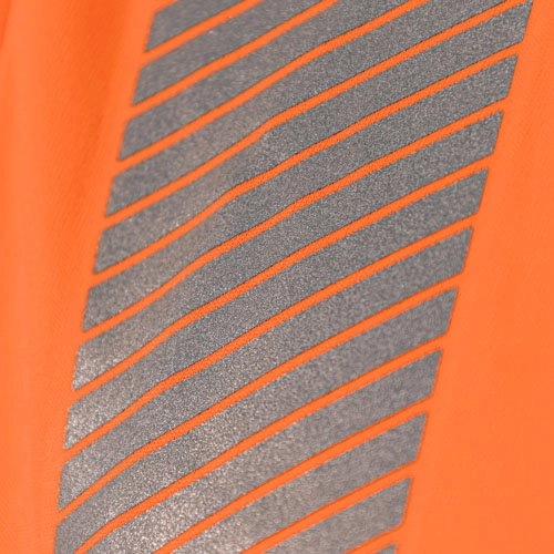 POLERA REFLECTIVA HW NARANJO FLUOR MANGA LARGA - 5