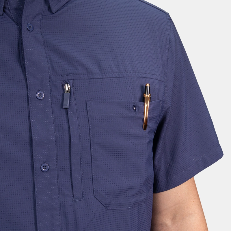 CAMISA HW KINGSTON BLUE - 4