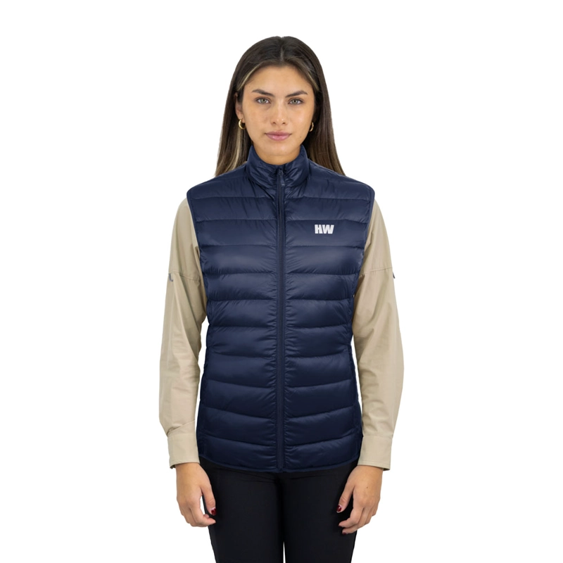 PARKA PLUMA HW PULLAY PRO MUJER SIN MANGA BLUE - 1