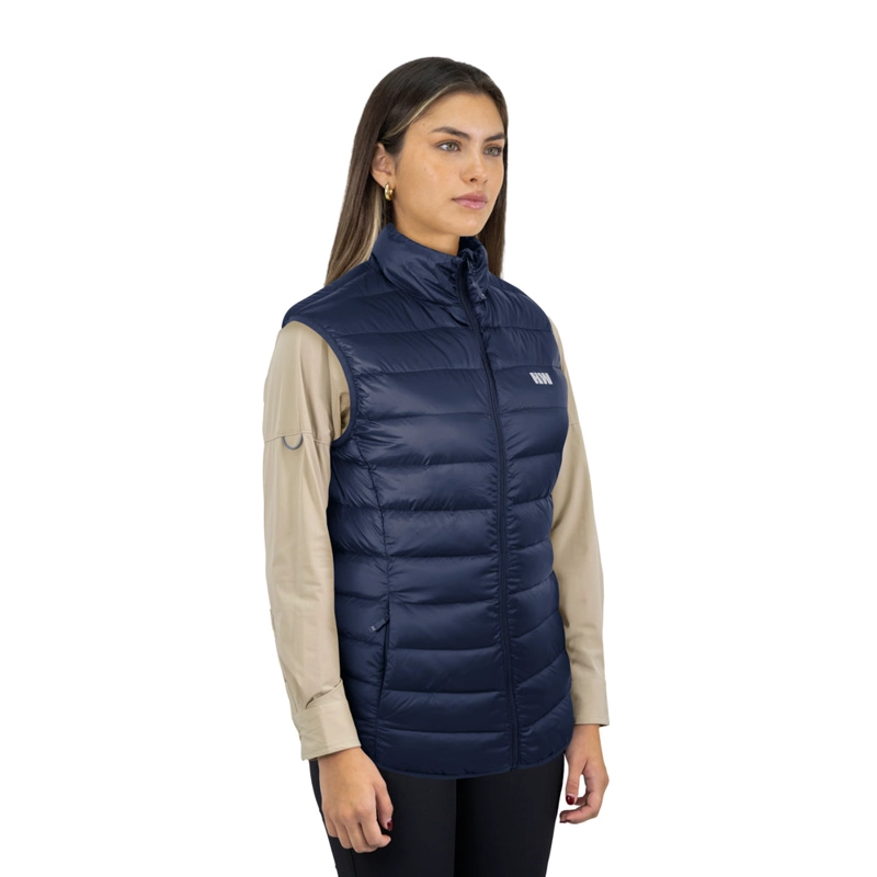 PARKA PLUMA HW PULLAY PRO MUJER SIN MANGA BLUE - 2