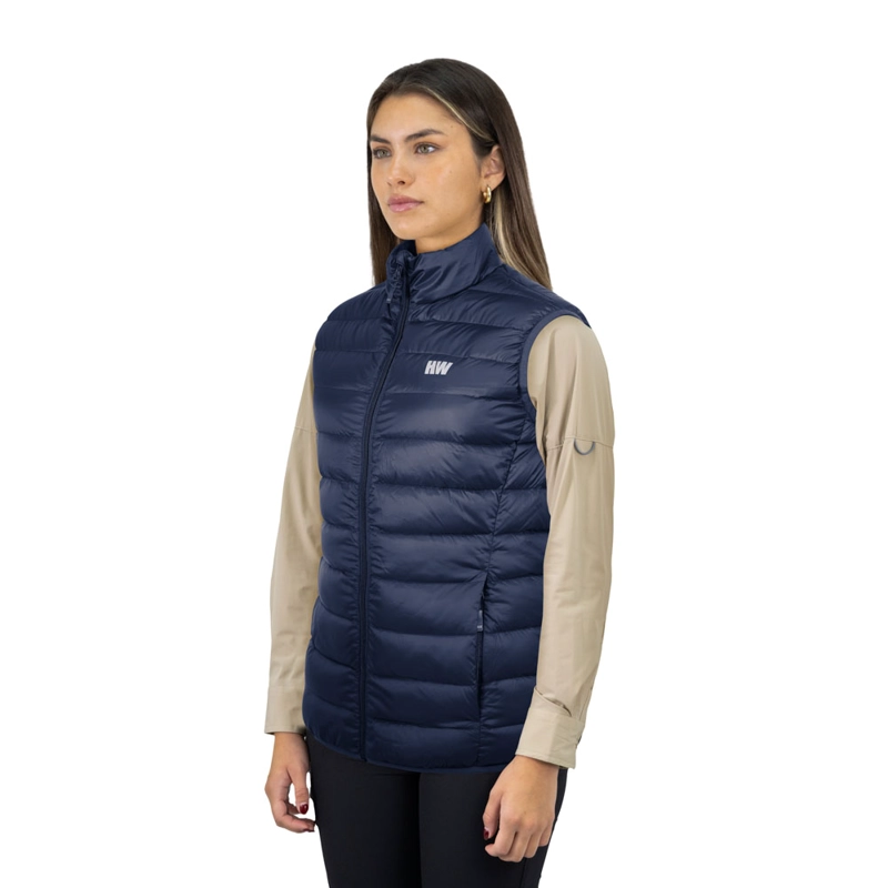 PARKA PLUMA HW PULLAY PRO MUJER SIN MANGA BLUE - 3