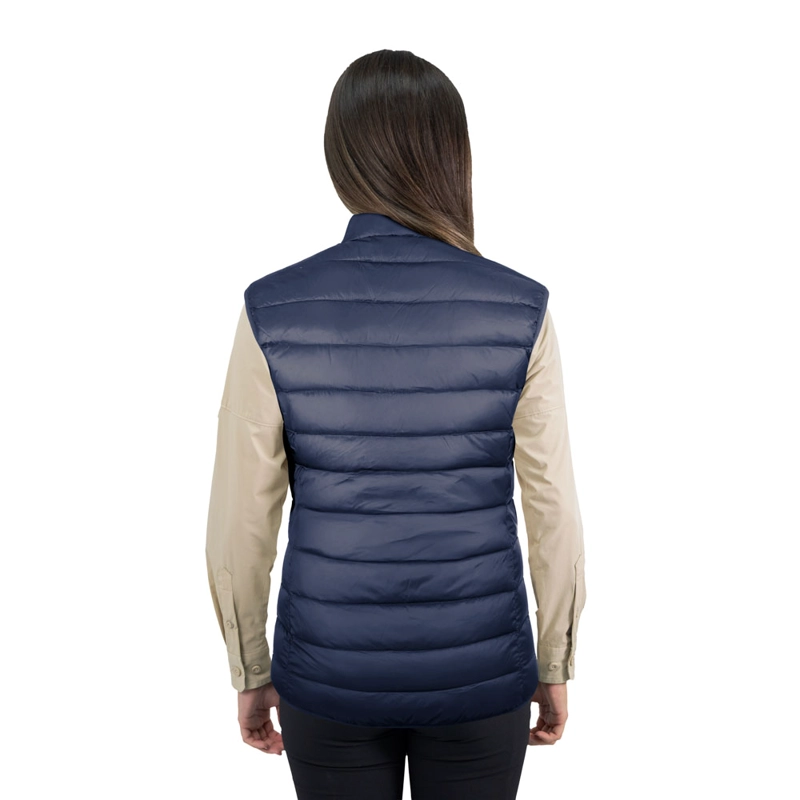 PARKA PLUMA HW PULLAY PRO MUJER SIN MANGA BLUE - 4
