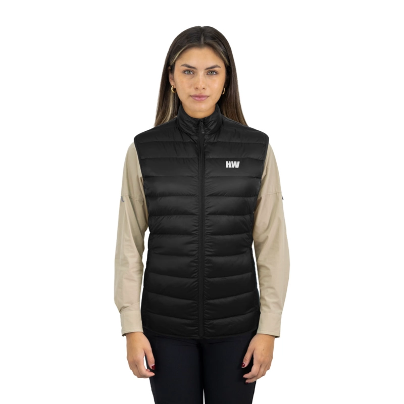 PARKA PLUMA HW PULLAY PRO MUJER SIN MANGA BLACK - 1