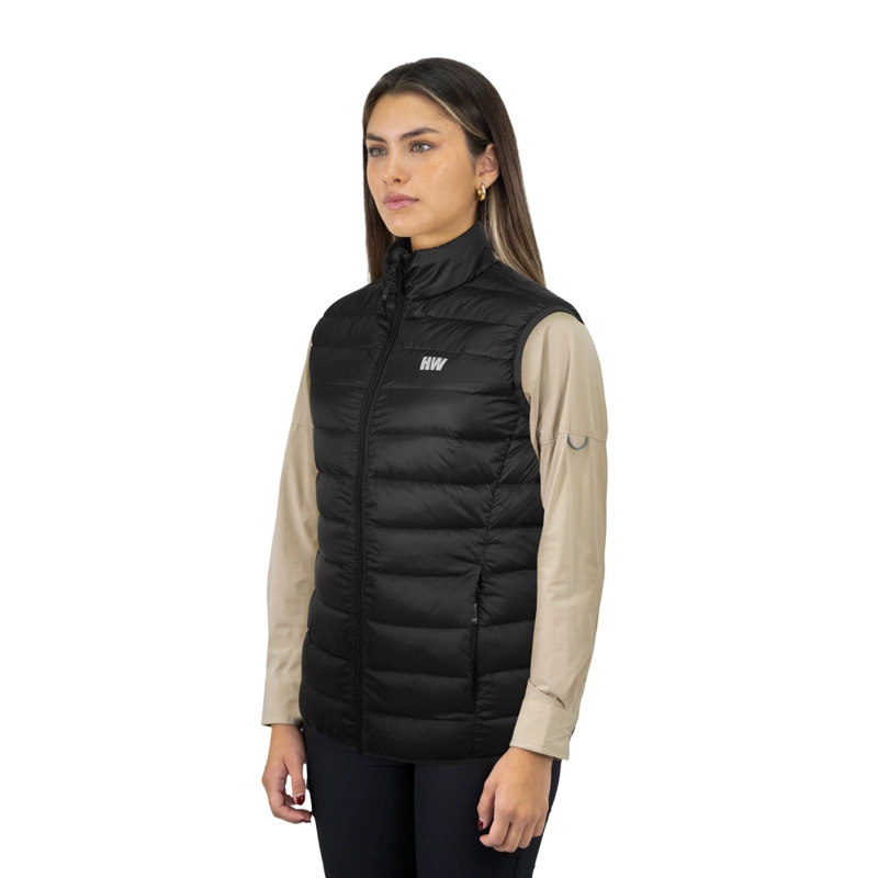PARKA PLUMA HW PULLAY PRO MUJER SIN MANGA BLACK - 3