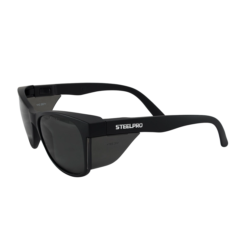 LENTE SEGURIDAD SAFEBLACK GRIS STEELPRO - 1