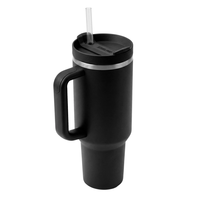 MUG TERMICO C/BOMBILLA NEGRO - 2