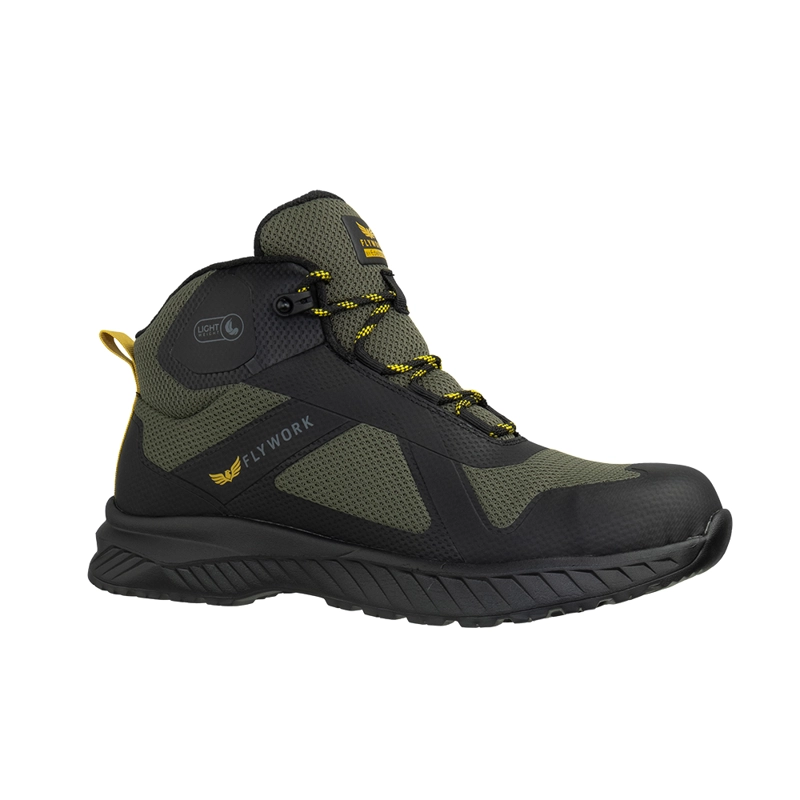 ZAPATILLA DE TRABAJO EDBK FLY WORK 2 DK GREEN BLACK - 2