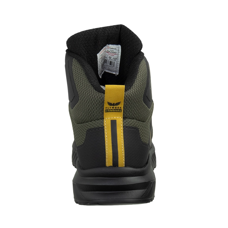 ZAPATILLA DE TRABAJO EDBK FLY WORK 2 DK GREEN BLACK - 5