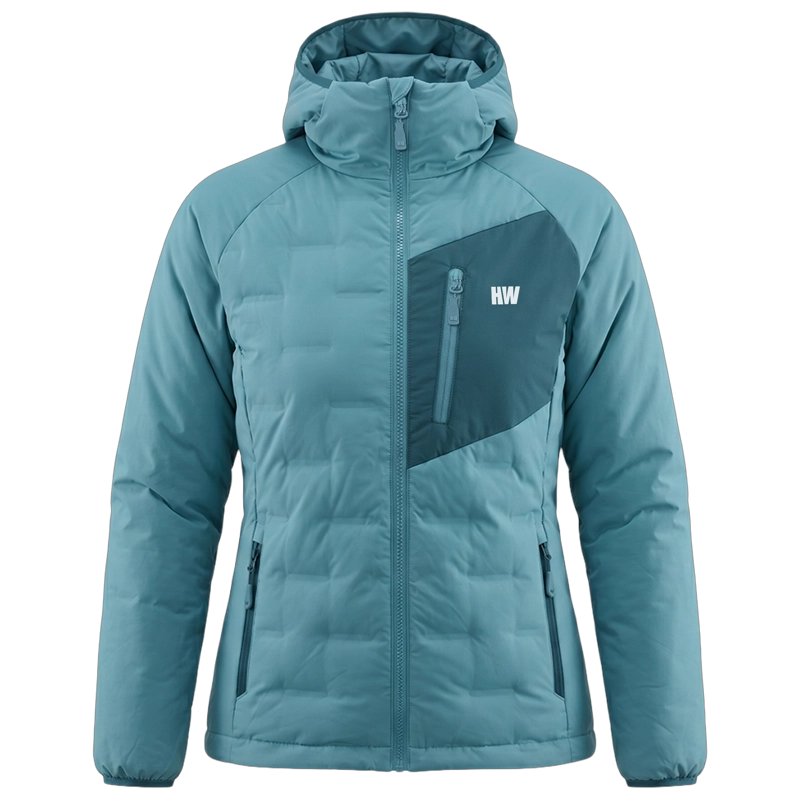 PARKA INSULADA HW EXPLORER MUJER AQUA - 1