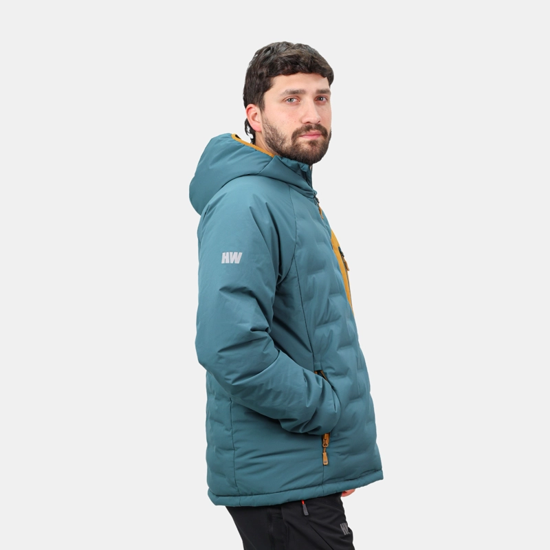 PARKA INSULADA HW EXPLORER HOMBRE PETROLEO MOSTAZA - 2