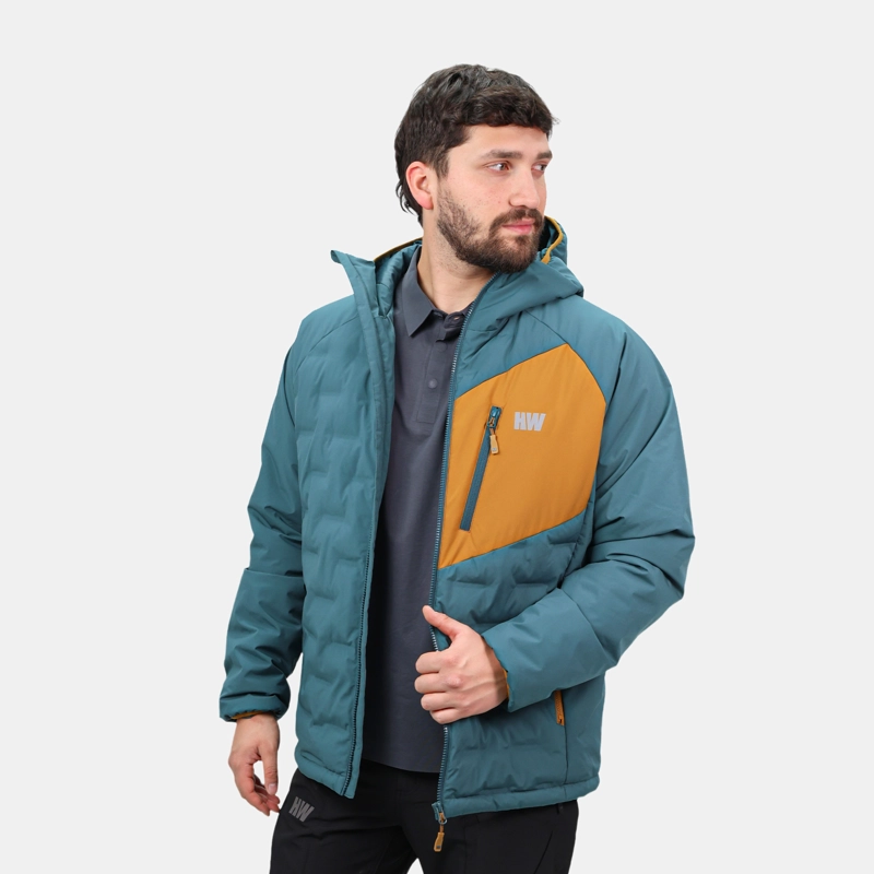 PARKA INSULADA HW EXPLORER HOMBRE PETROLEO MOSTAZA - 4