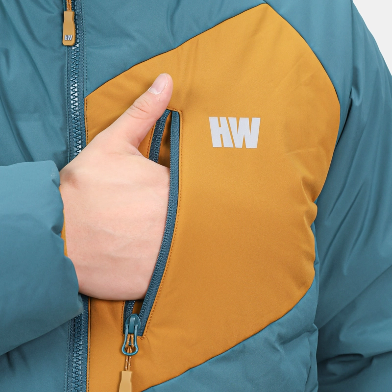 PARKA INSULADA HW EXPLORER HOMBRE PETROLEO MOSTAZA - 6