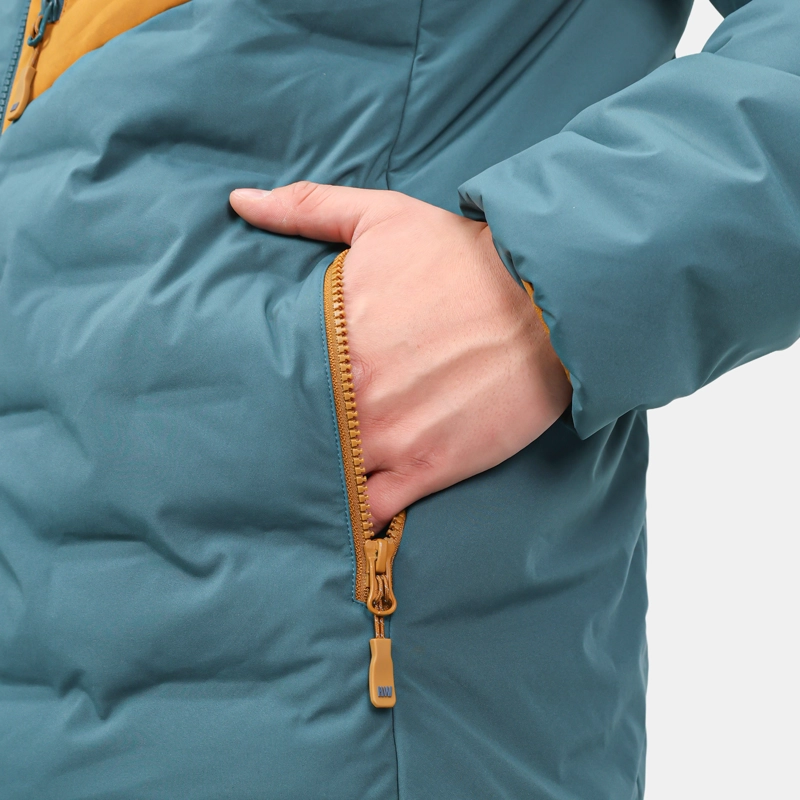 PARKA INSULADA HW EXPLORER HOMBRE PETROLEO MOSTAZA - 7