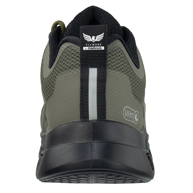 ZAPATILLA DE TRABAJO EDBK FLY WORK LOW DK GREEN BLACK - 5