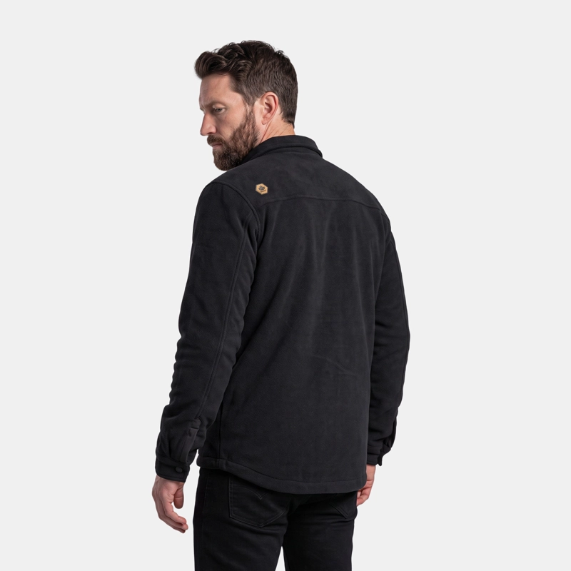 CHAQUETA POLAR QUEBEC GRIZZLY NEGRO - 3