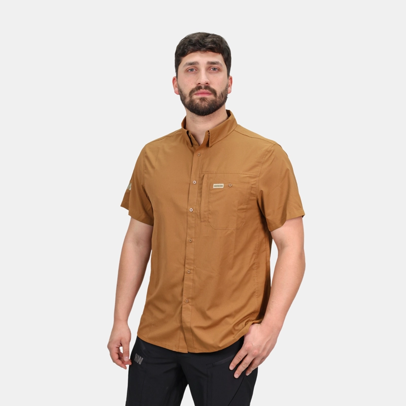CAMISA HW KINGSTON TABACO - 1