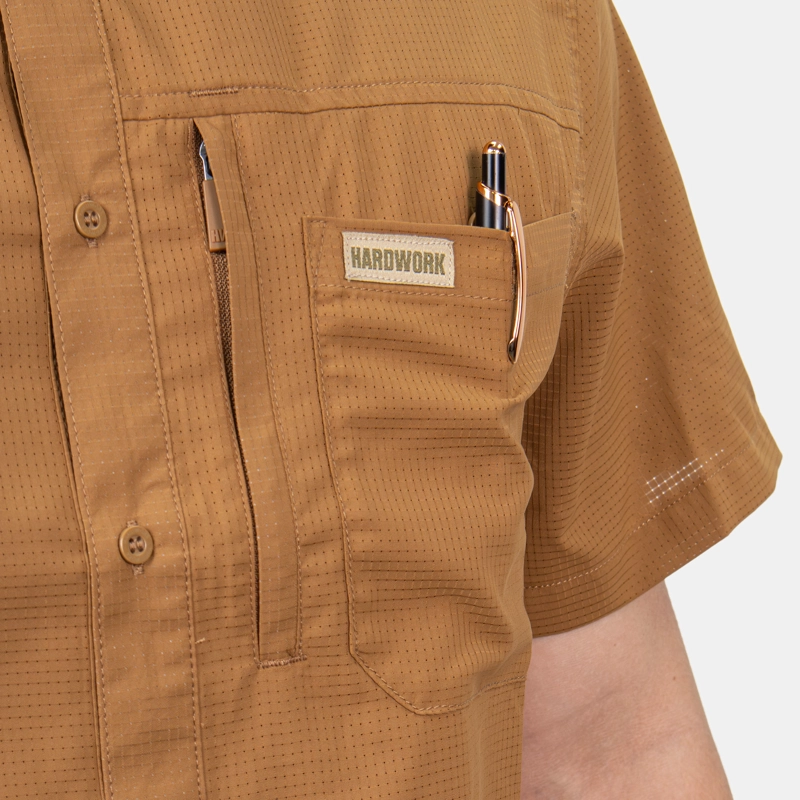 CAMISA HW KINGSTON TABACO - 4