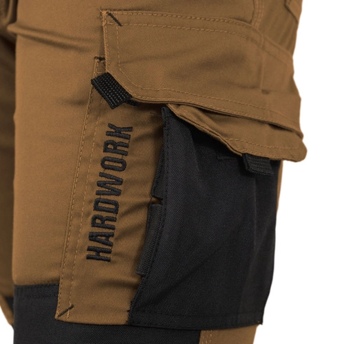 PANTALON CARGO HW DAKOTA SPANDEX TABACO - 5