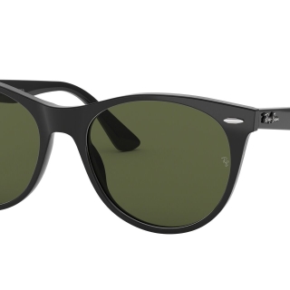 RAY-BAN WAYFARER II BLACK LENTE GREEN POLARIZED POLARIZED | Verde | M/L - 1