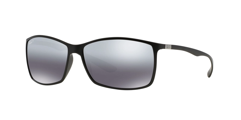 RAY-BAN LITEFORCE RB4179 MATTE BLACK LENTE MIRROR SILVER GRADIENT POLARIZED POLARIZED - 1