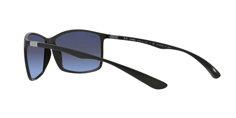 RAY-BAN LITEFORCE RB4179 MATTE BLACK LENTE MIRROR SILVER GRADIENT POLARIZED POLARIZED - 4