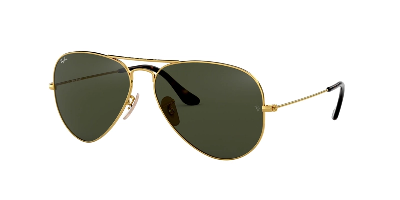 RAY-BAN AVIADOR GOLD LENTE DARK GREEN - 1