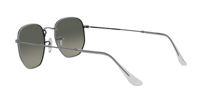 RAY-BAN HEXAGONAL GUNMETAL LENTE DARK GREY GRADIENT - 4