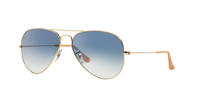 ANTEOJOS DE SOL RAY-BAN AVIADOR DORADO - 1