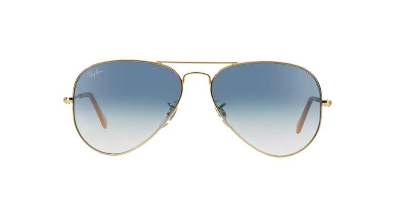 ANTEOJOS DE SOL RAY-BAN AVIADOR DORADO - 2